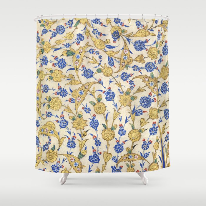 Antique Turkish Pattern Shower Curtain Gallery Image 1