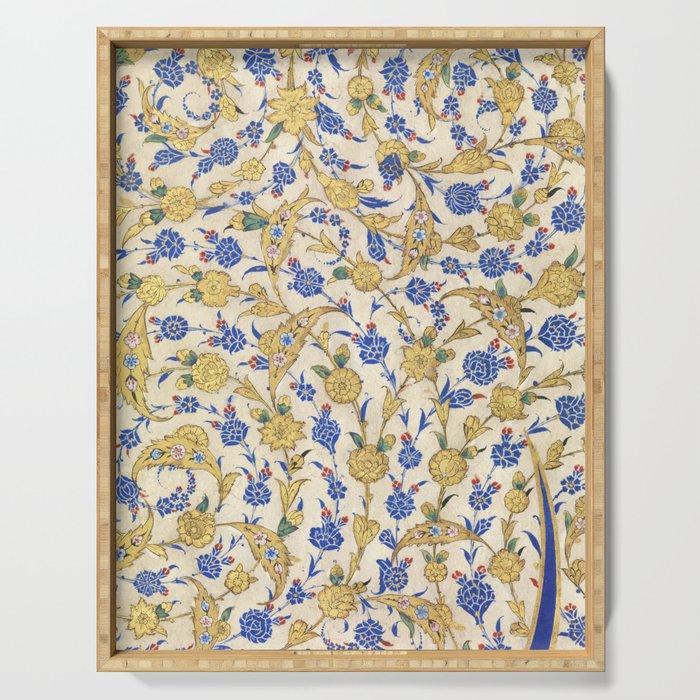 Antique Turkish Pattern Serving Tray Gallery Image 1