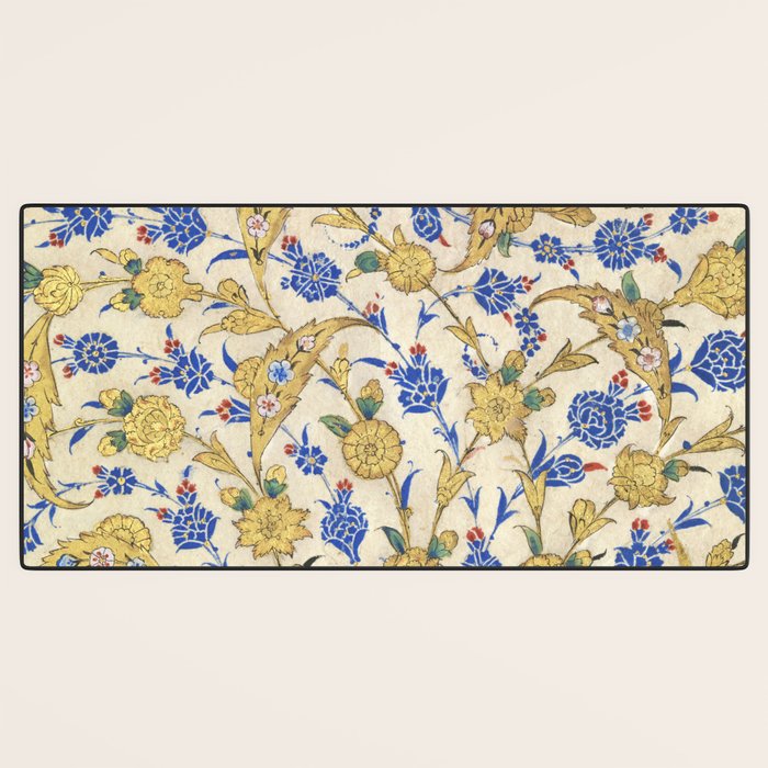 Antique Turkish Pattern Desk Mat Gallery Image 3