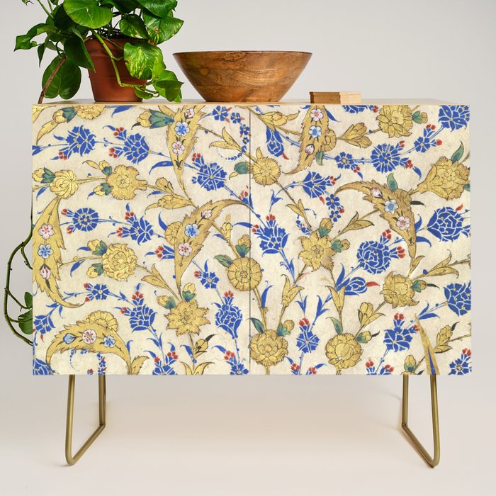 Antique Turkish Pattern Credenza Gallery Image 1