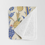 Antique Turkish Pattern Throw Blanket Gallery Image 3