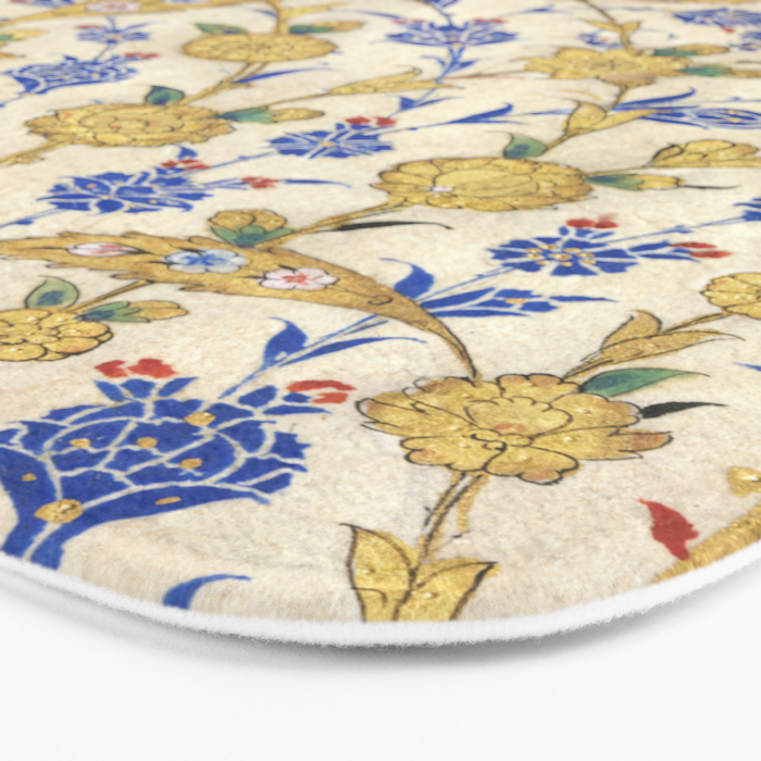 Antique Turkish Pattern Bath Mat Gallery Image 3