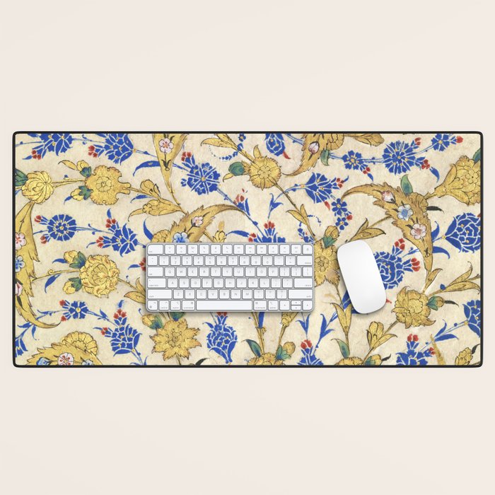 Antique Turkish Pattern Desk Mat Gallery Image 1