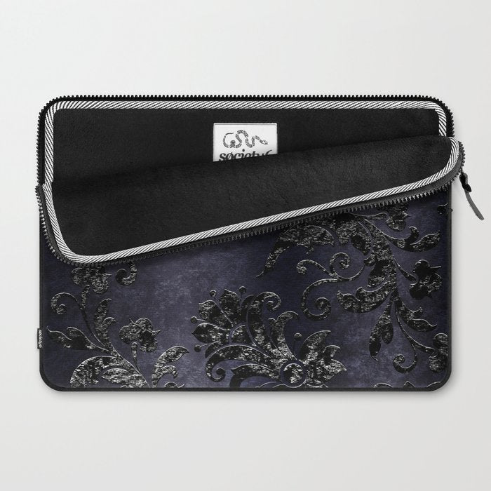 Embossed Black Velvet 05 Laptop Sleeve Gallery Image 2