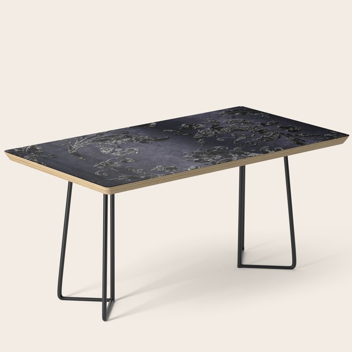 Embossed Black Velvet 05 Coffee Table Gallery Image 1