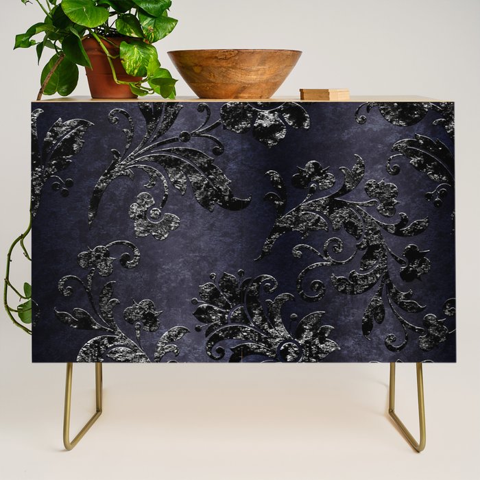 Embossed Black Velvet 05 Credenza Gallery Image 1