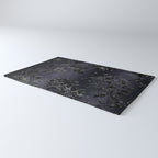 Embossed Black Velvet 05 Rug Gallery Image 3