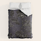 Embossed Black Velvet 05 Comforter Gallery Image 6