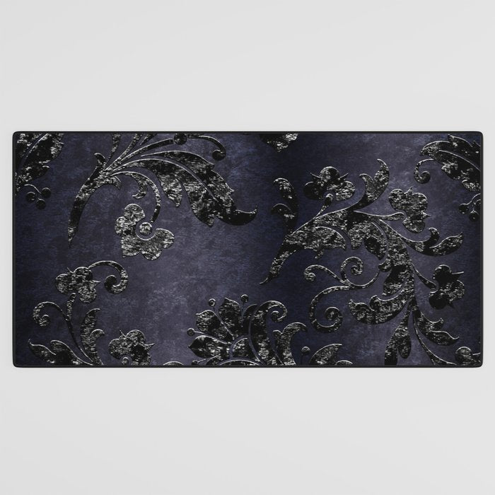 Embossed Black Velvet 05 Desk Mat Gallery Image 3