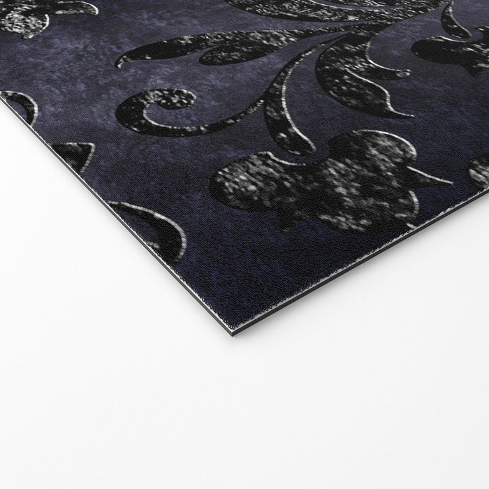 Embossed Black Velvet 05 Welcome Mat Gallery Image 2
