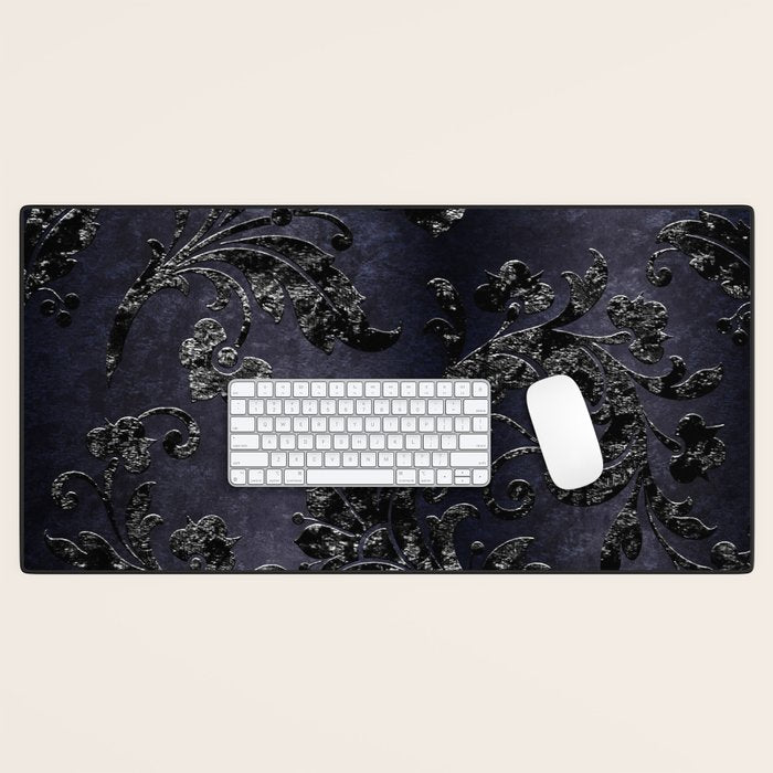 Embossed Black Velvet 05 Desk Mat Gallery Image 1
