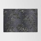 Embossed Black Velvet 05 Rug Gallery Image 2