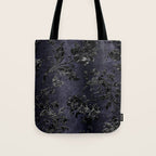 Embossed Black Velvet 05 Tote Bag Gallery Image 1