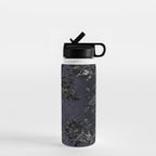 Embossed Black Velvet 05 Water Bottle Gallery Image 1