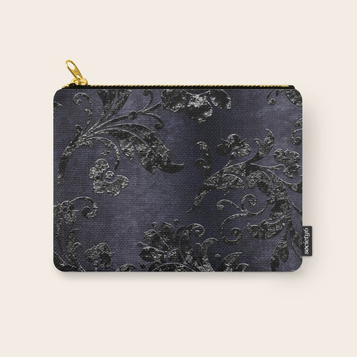 Embossed Black Velvet 05 Carry All Pouch Gallery Image 1
