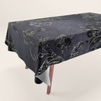 Embossed Black Velvet 05 Tablecloth Gallery Image 1