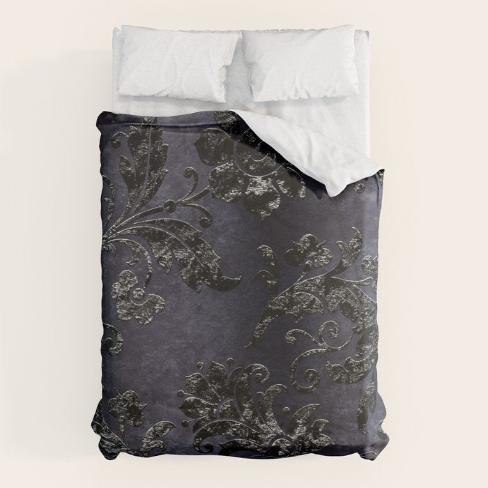 Embossed Black Velvet 05 Duvet Cover Gallery Image 6