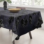 Embossed Black Velvet 05 Tablecloth Gallery Image 3