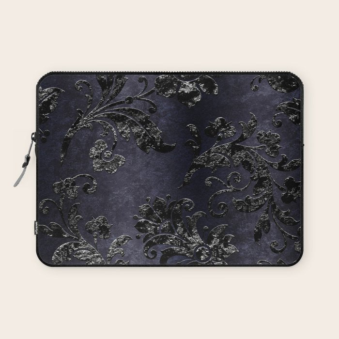 Embossed Black Velvet 05 Laptop Sleeve Gallery Image 1