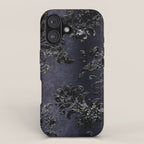 Embossed Black Velvet 05 iPhone Case Gallery Image 1