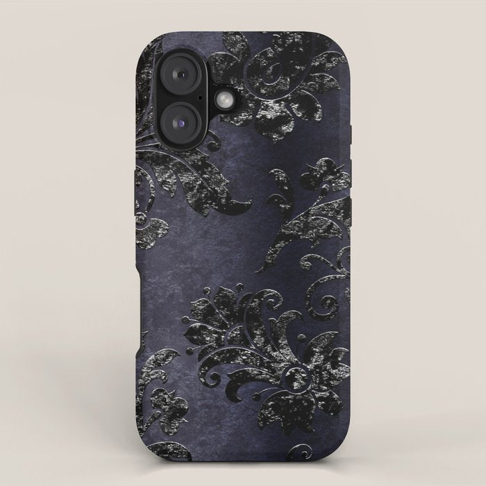 Embossed Black Velvet 05 iPhone Case Gallery Image 1