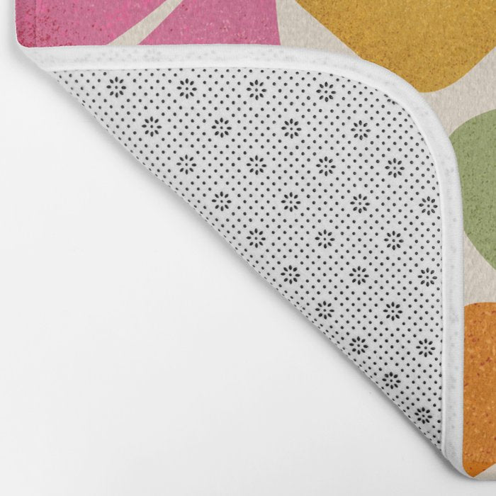 70's Florals Bath Mat Gallery Image 2