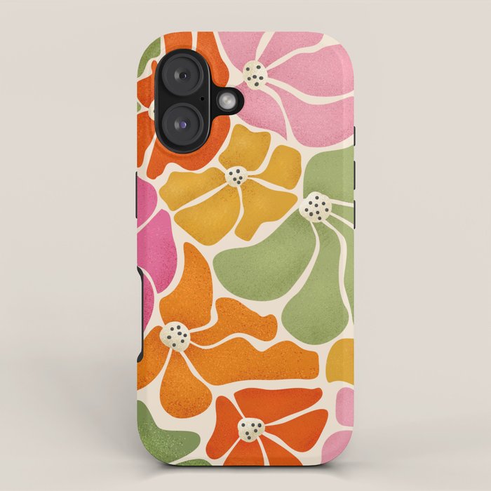 70's Florals iPhone Case Gallery Image 1