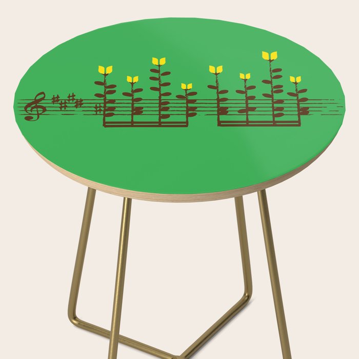 Music notes garden Side Table Gallery Image 2