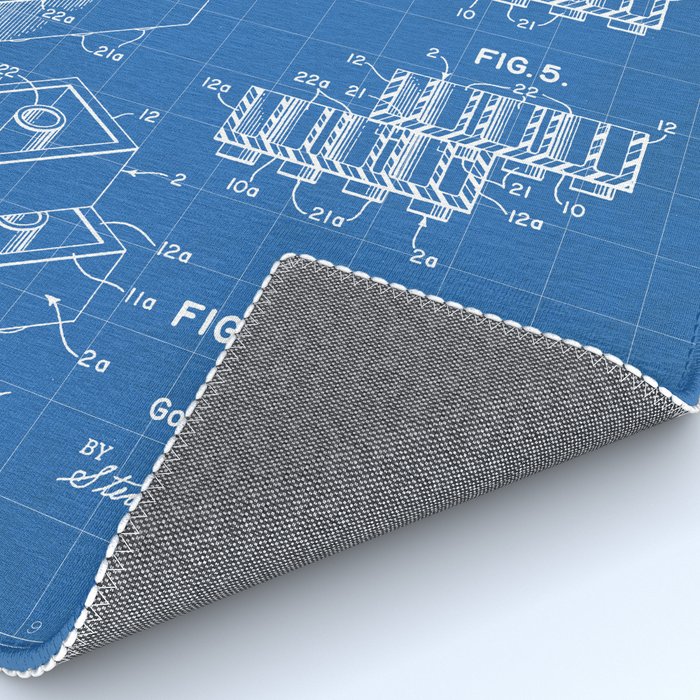 Legos Patent - Legos Brick Art - Blueprint Rug Gallery Image 4