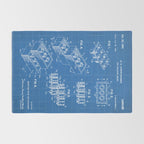 Legos Patent - Legos Brick Art - Blueprint Rug Gallery Image 2