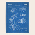 Legos Patent - Legos Brick Art - Blueprint Poster Gallery Image 4