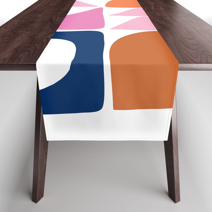 Sweet Whimsy Shapes Pattern  Table Runner