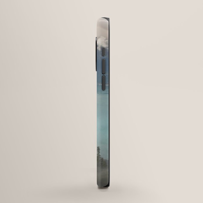 Morning sunshine over the clear mountain blue lake iPhone Case Gallery Image 2