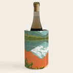 Tranquil Sunset Lake Painting Wine Chiller Gallery Image 2