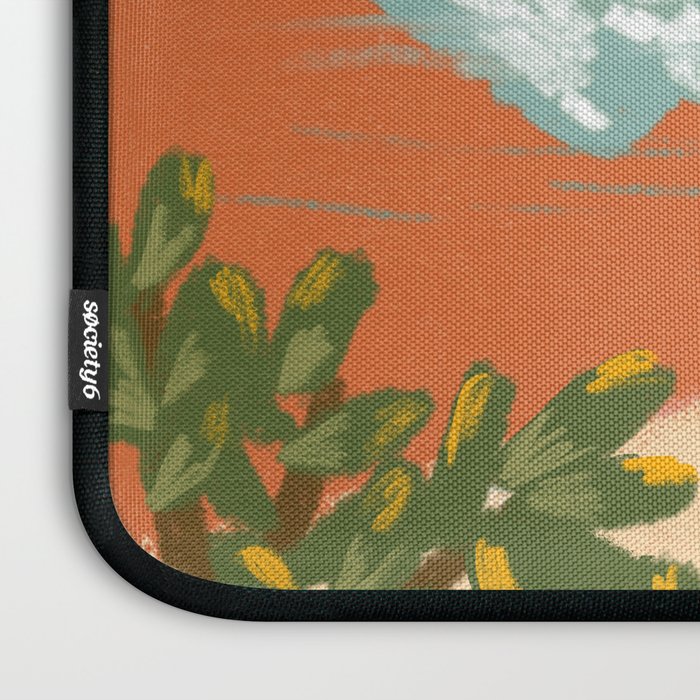 Tranquil Sunset Lake Painting Laptop Sleeve Gallery Image 3