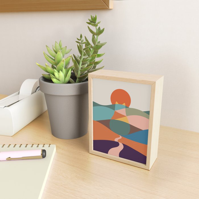 Cat Landscape 65 Mini Art Print Gallery Image 2