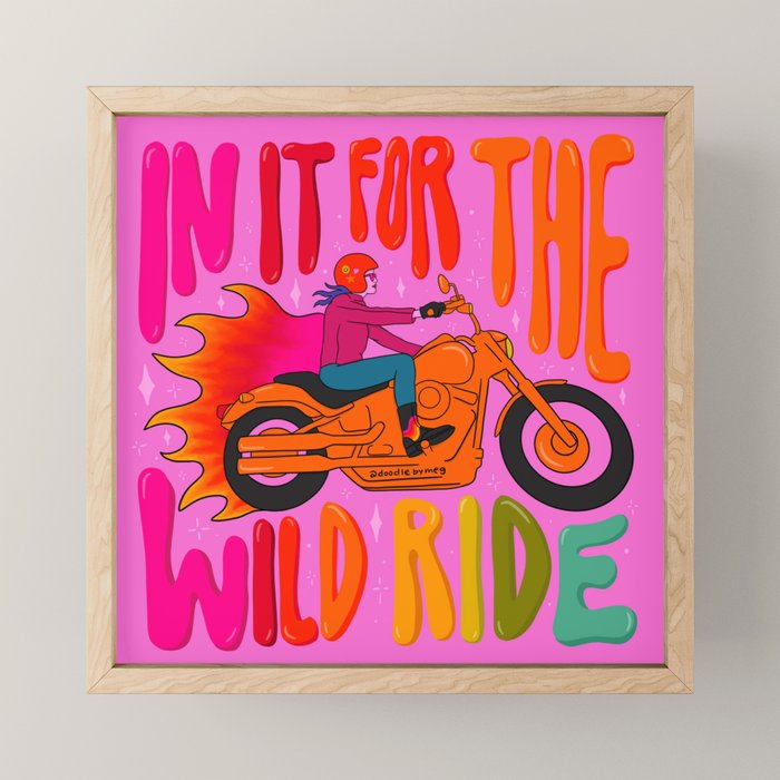 Wild Ride Mini Art Print Gallery Image 1