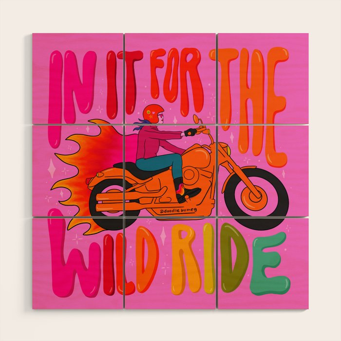 Wild Ride Wood Wall Art Gallery Image 1