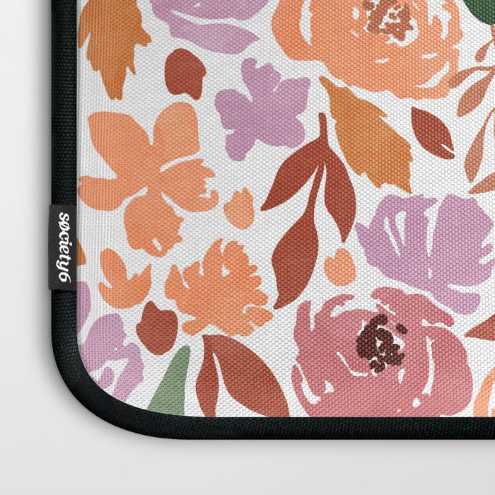 Simple colorful floral CWP Laptop Sleeve Gallery Image 3