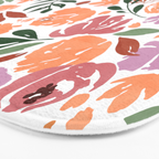 Simple colorful floral CWP Bath Mat Gallery Image 3