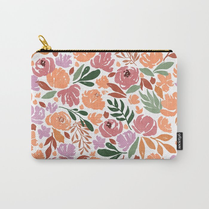 Simple colorful floral CWP Carry All Pouch Gallery Image 1