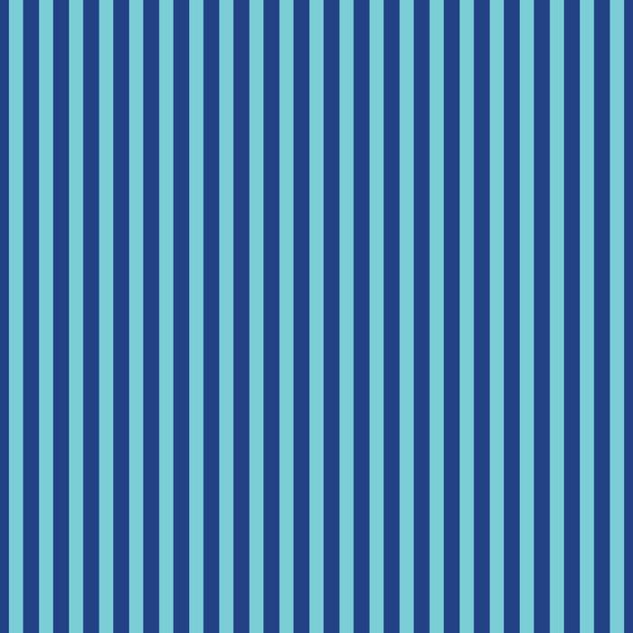 Ultra Fine Stripe Narrow Vertical Pinstripe Pattern in Double Blue Coffee Mug Gallery Image 2