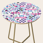 BM3 Tribal geometric Side Table Gallery Image 2