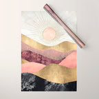 Blush Sun Wrapping Paper Gallery Image 1