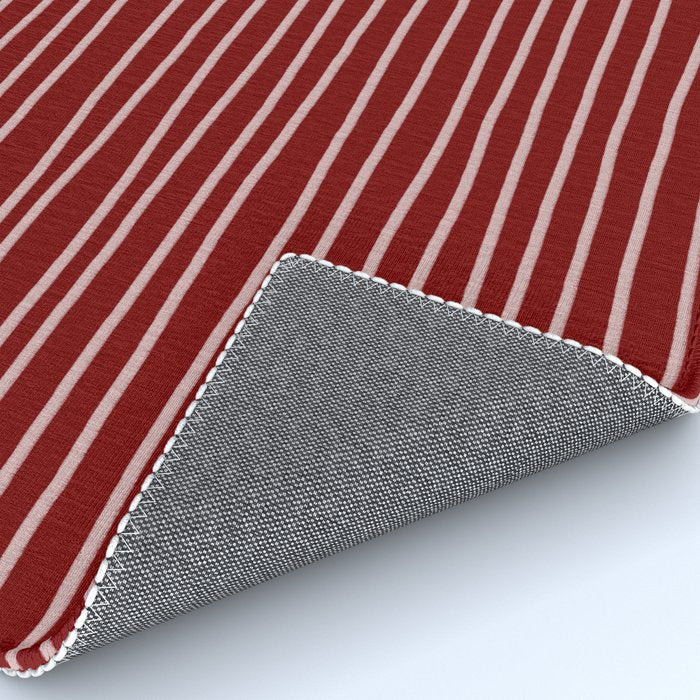 Crimson Pinstripes Rug Gallery Image 4