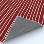 Crimson Pinstripes Rug Gallery Image 4
