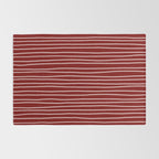 Crimson Pinstripes Rug Gallery Image 2