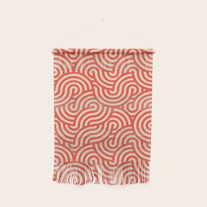 SWIRL Cayenne and Almond Wall Hanging Gallery Image 1