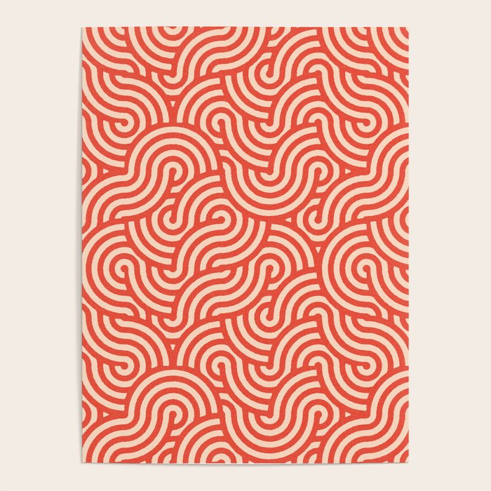 SWIRL Cayenne and Almond Poster Gallery Image 1