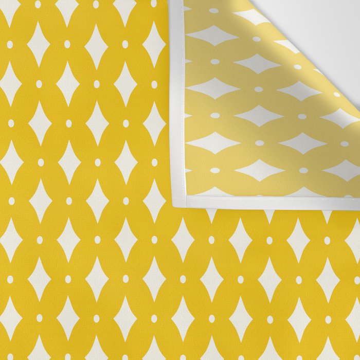 Vintage Stars XVII Bright Yellow Wall Tapestry Gallery Image 3